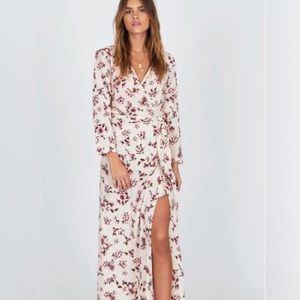 Amuse Society Wrap Floral Dress